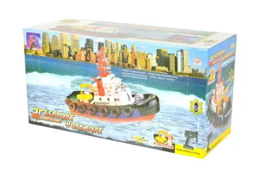 Preview: RC Boot Hafenschlepper, detailgetreu, mit Wasserspritzfunktion von Heng Long – 2,4Ghz